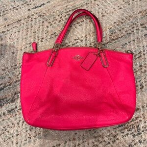 Coach Vibrant Pink Tote Bag